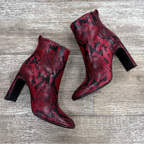 rag & bone Shoes - Rag & Bone Ellis Red snakeskin boot